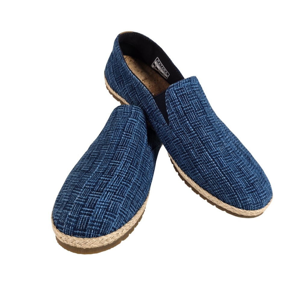 Patara Seeker Slip On Canvas Loafer Shoes Size 9 Indigo Blue Lightweight Coastal